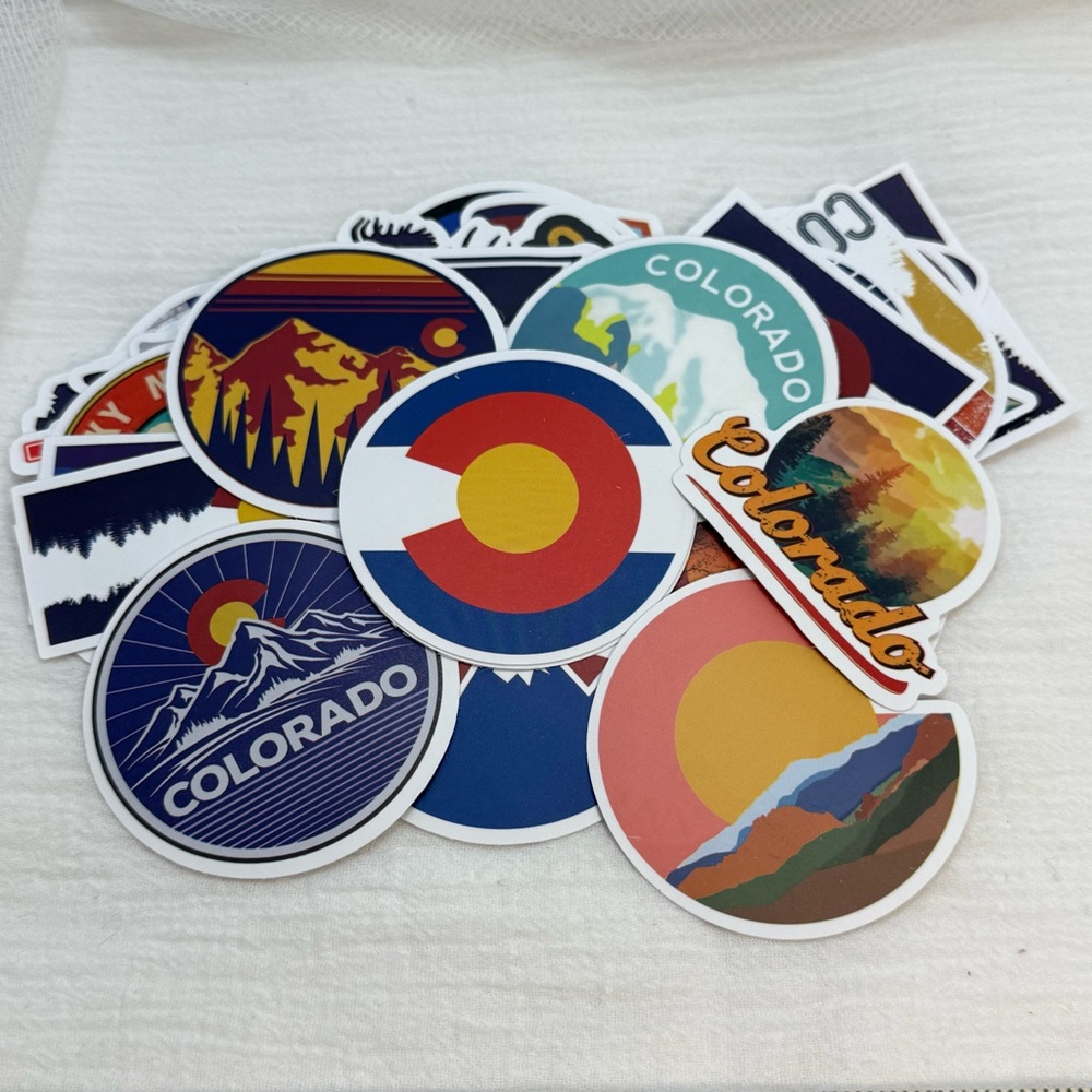 Love Colorado Themed Sticker Set - 50pc Set - NWT